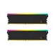 رم کامپیوتر RAM وی کالر مدل Manta XSky RGB حافظه 32 گیگابایت فرکانس 6400 مگاهرتز